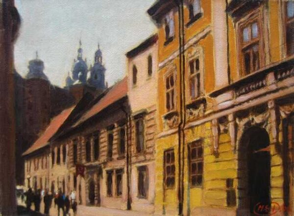 Kanonicza - a painting by Michał Sławomir Dobrowolski