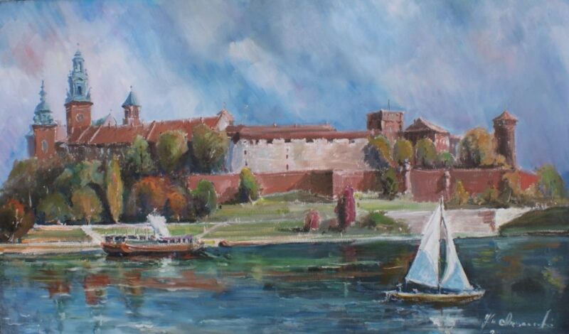 Wawel - a painting by Jan Kanty Chrzanowski