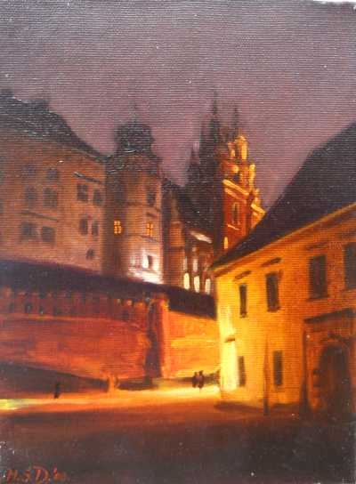 Katedra - a painting by Michał Sławomir Dobrowolski