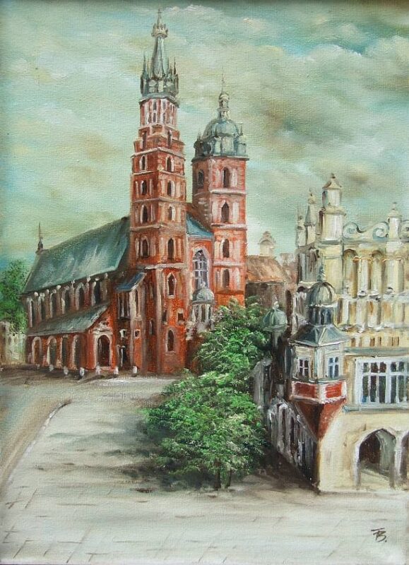 Rynek - a painting by Nieznany artysta