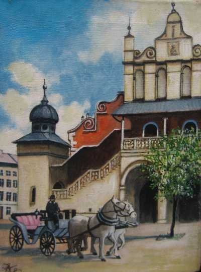 Sukiennice - a painting by Dorota Zgałówna