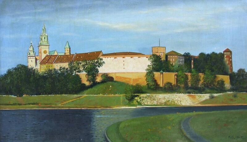 Wawel - a painting by Michał Halisz