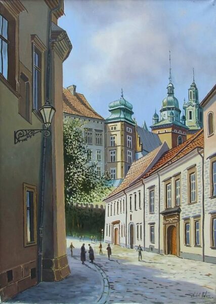 Kanonicza - a painting by Michał Halisz