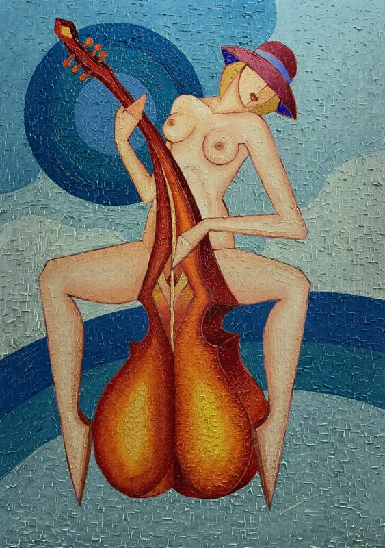 I will play for you - a painting by Jan Szary