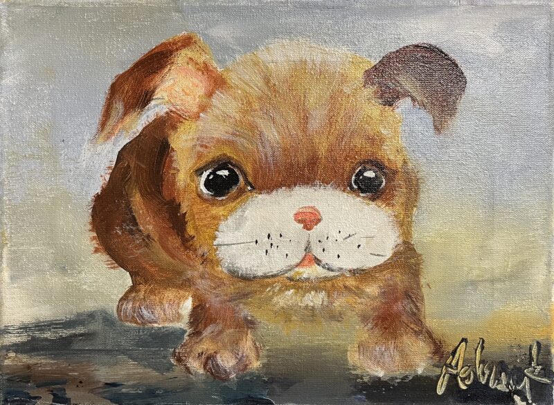 Dog - a painting by Ewa Adamczyk