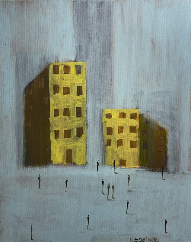 City - a painting by Filip Łoziński