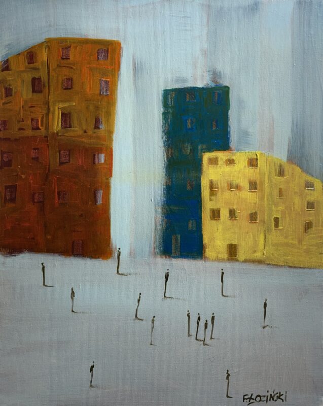 City - a painting by Filip Łoziński