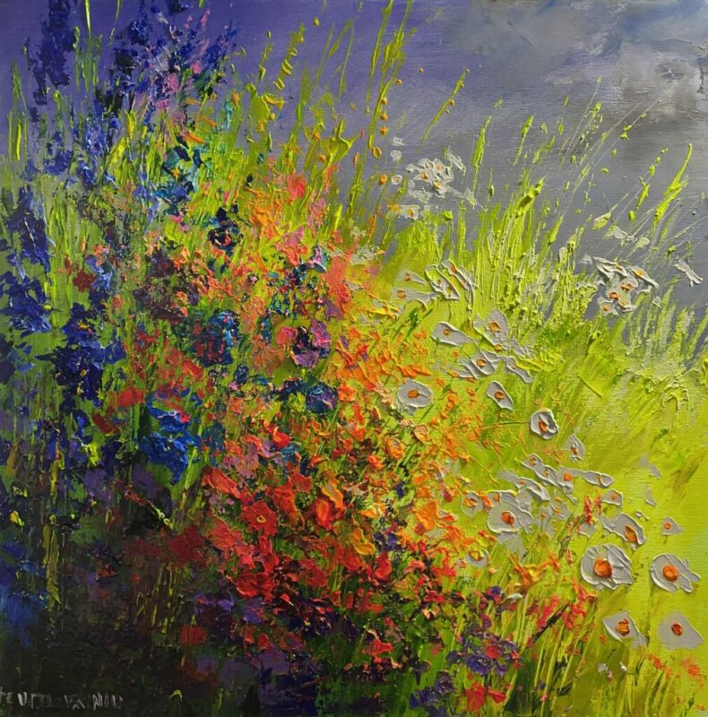 Meadow - a painting by Pentti Vainio