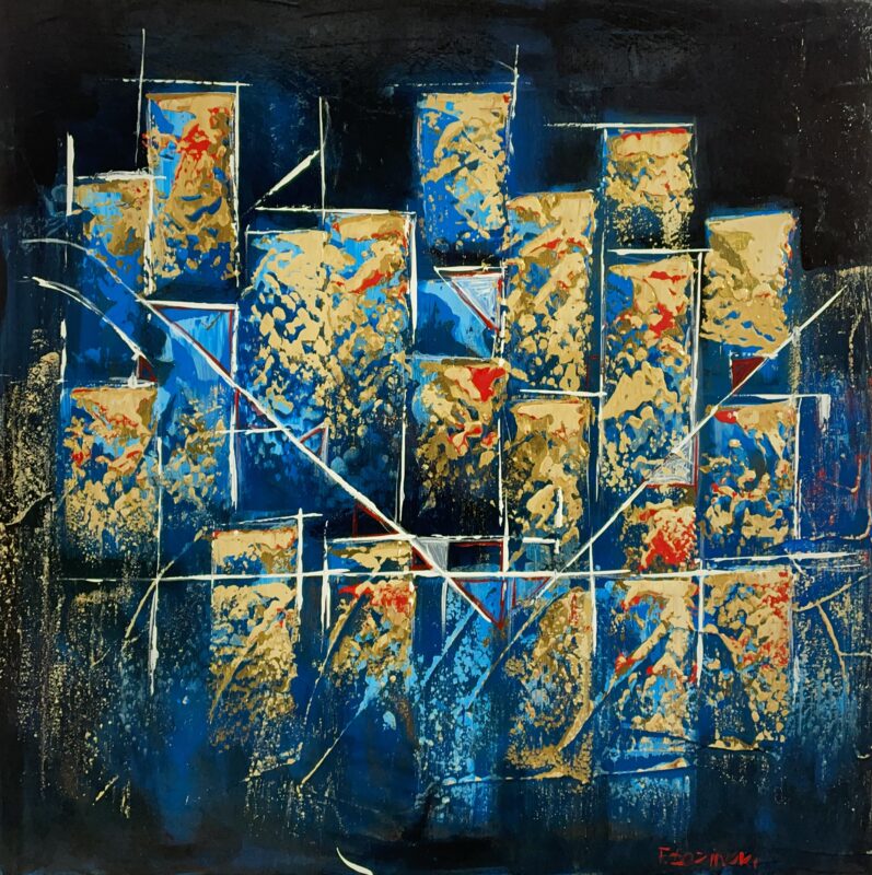 Abstraction - a painting by Filip Łoziński