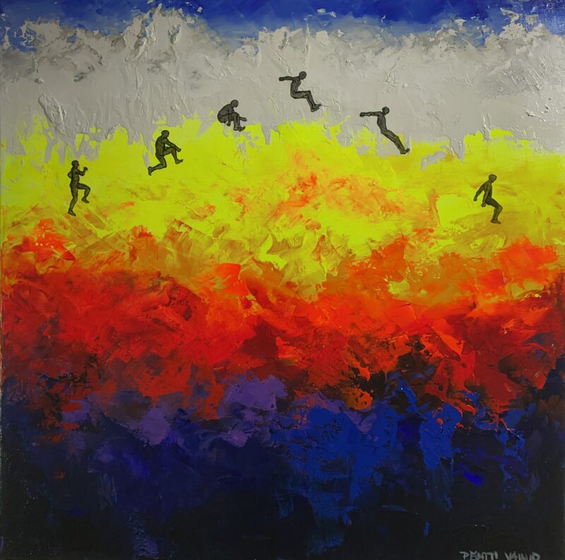 Jump - a painting by Pentti Vainio