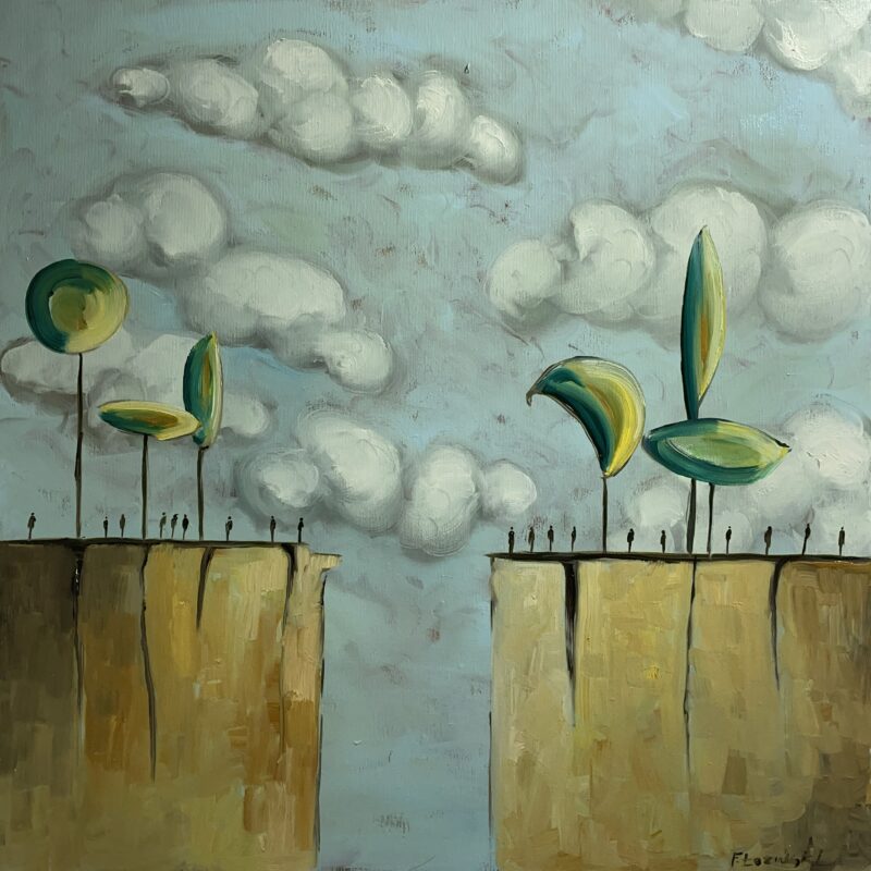 Distance - a painting by Filip Łoziński