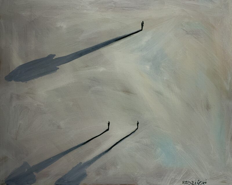 Shadows - a painting by Filip Łoziński