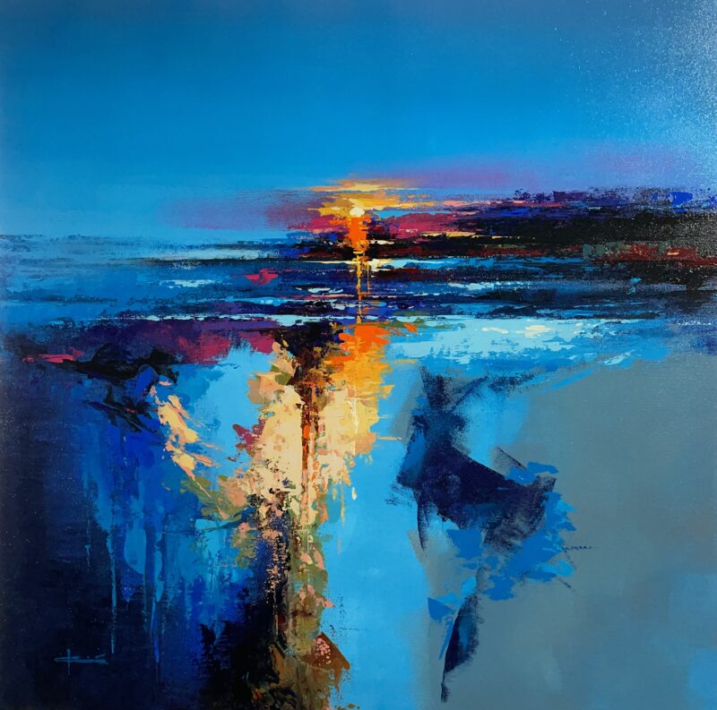 Sunrise - a painting by Marian Jesień