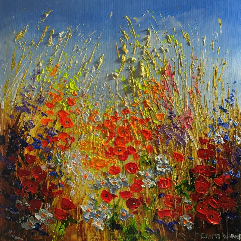 Flowers - a painting by Pentti Vainio