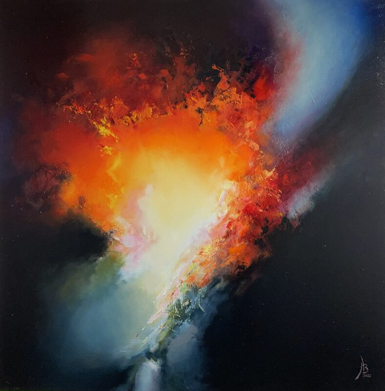 Vulcano - a painting by Andrzej Białecki