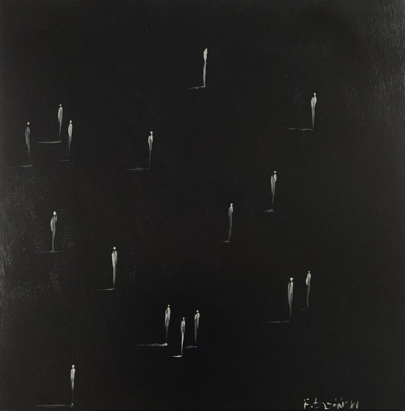 Darkness - a painting by Filip Łoziński