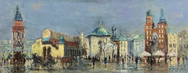 Kraków - a painting by Włodzimierz Skuza