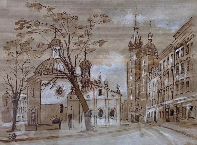 Kraków - a painting by Dorota Zgałówna