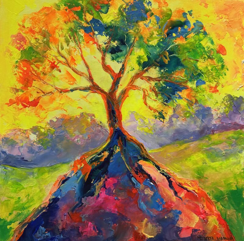 Tree - a painting by Pentti Vainio
