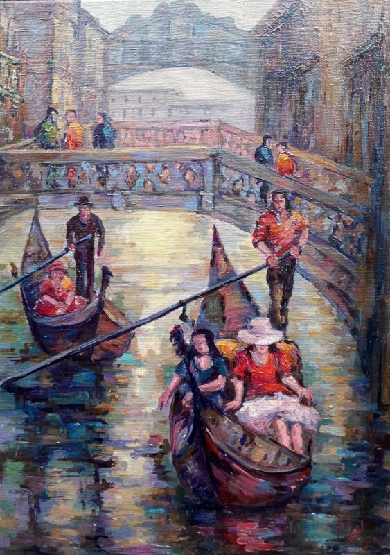 Venice - a painting by Leszek Metz