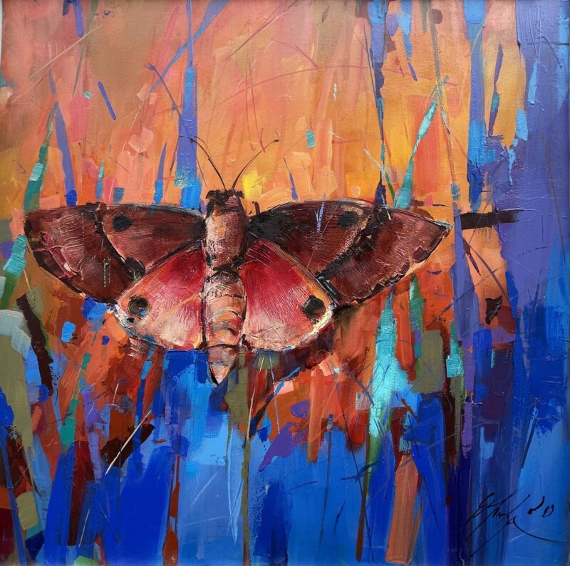 Butterfly - a painting by Grażyna Mucha