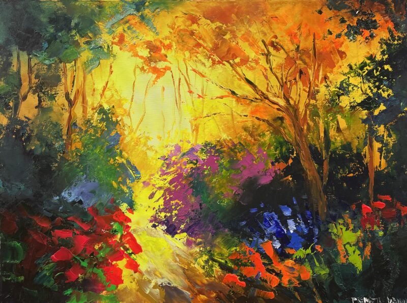 Garden - a painting by Pentti Vainio