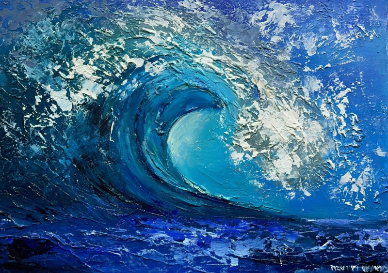 Wave - a painting by Pentti Vainio