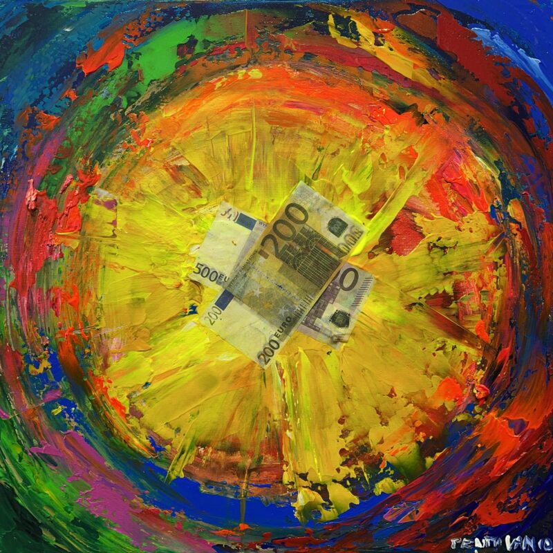 Wheel of Fortune - a painting by Pentti Vainio