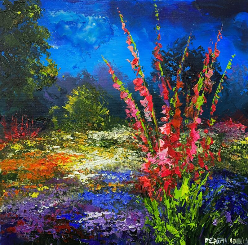 Flowers - a painting by Pentti Vainio