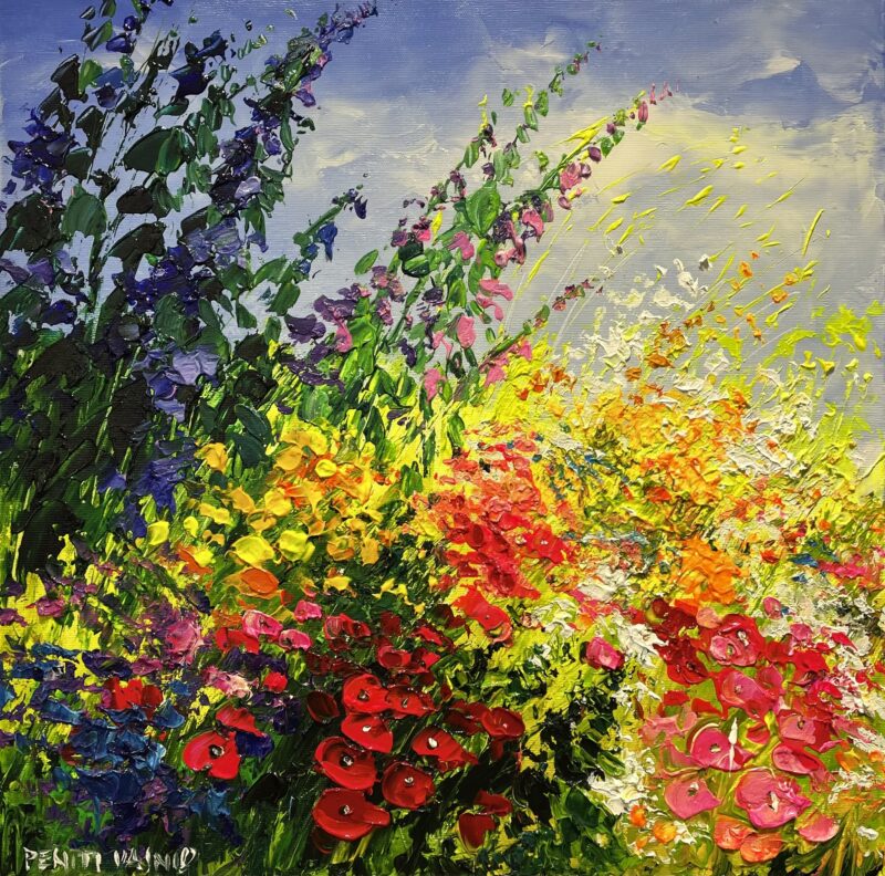 Garden - a painting by Pentti Vainio