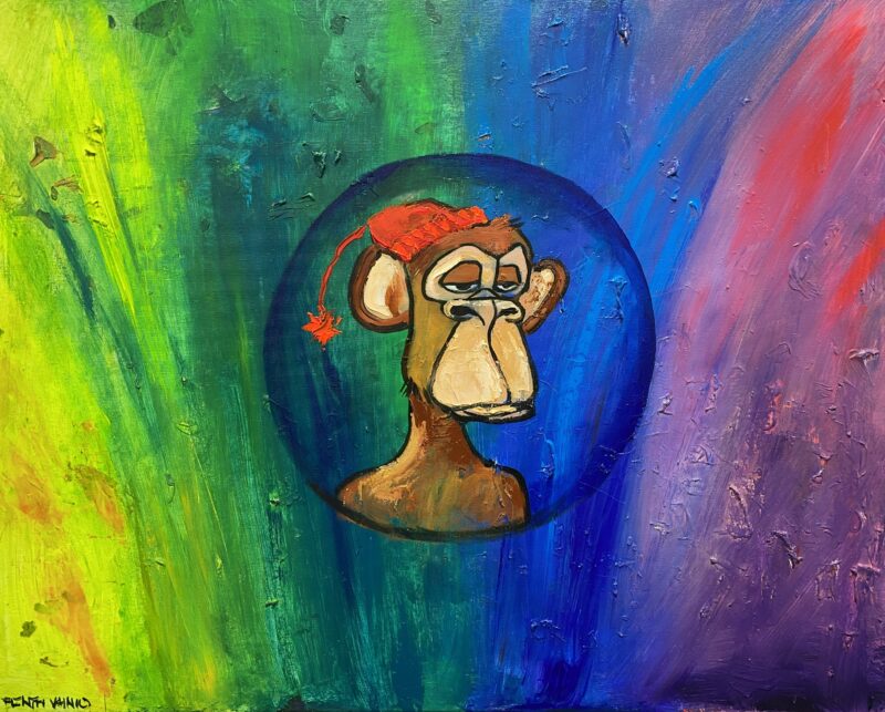 Bored Ape - a painting by Pentti Vainio