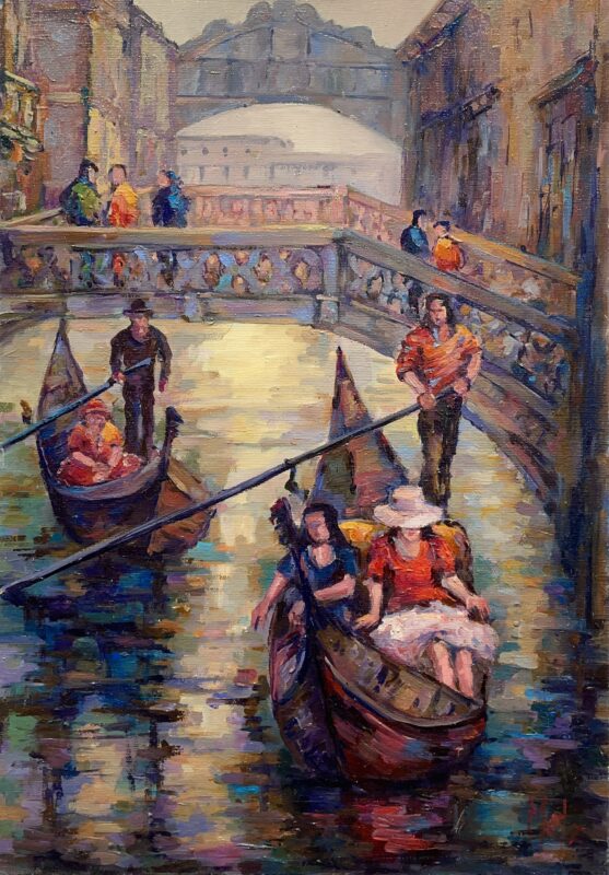 Venice - a painting by Leszek Metz