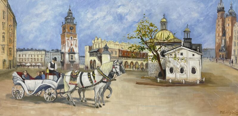 Kraków - a painting by Renata Barska