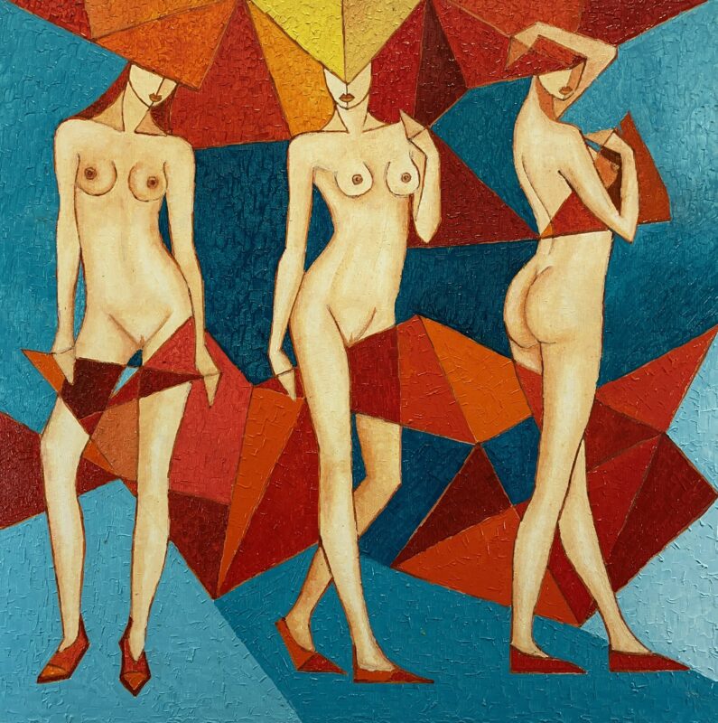 Triangle - a painting by Jan Szary