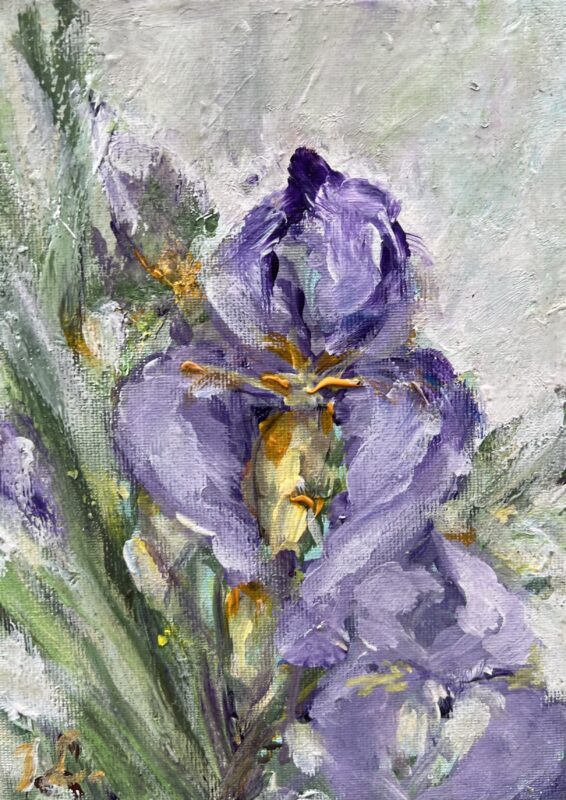 Irises - a painting by Irena Lorenc