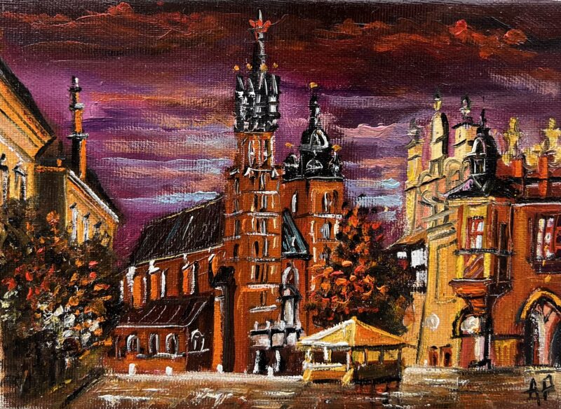 Kraków - a painting by Artur Płachta