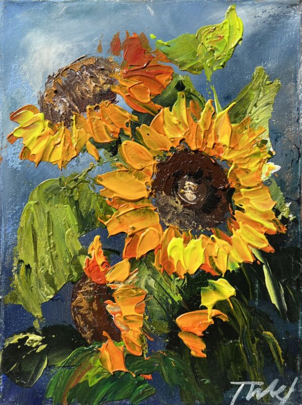 Subflowers - a painting by Tadeusz Wojtkowski
