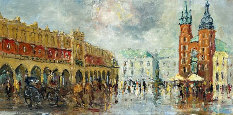 Kraków - a painting by Włodzimierz Skuza