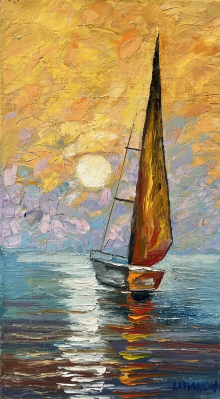 Boat - a painting by Olga Litvinova