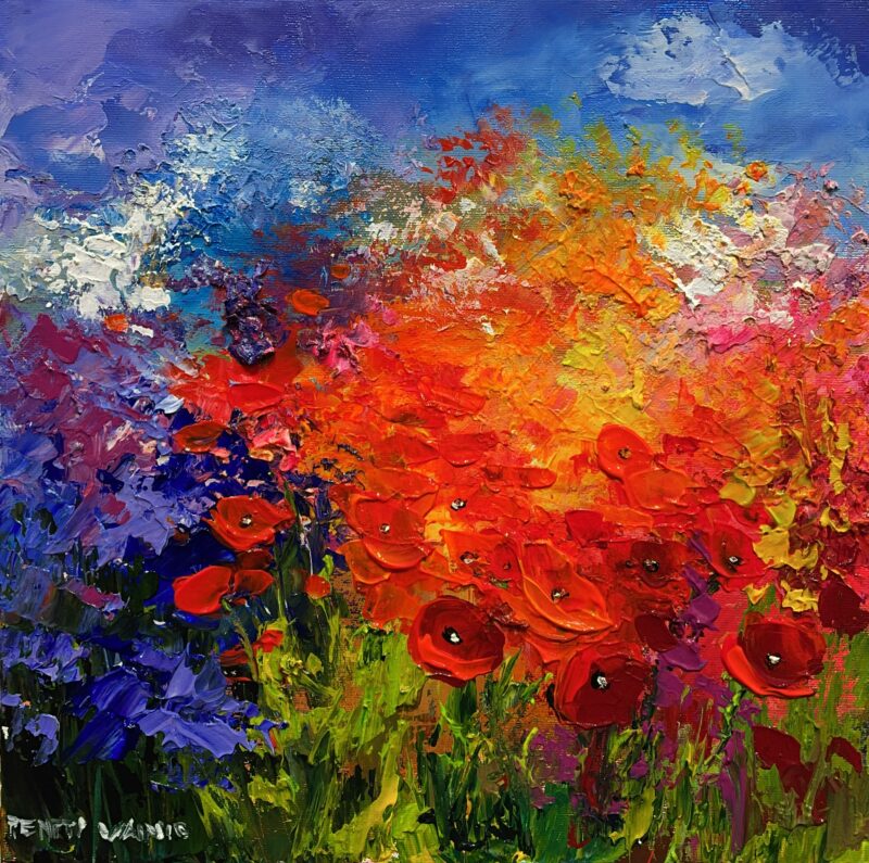 Flowers - a painting by Pentti Vainio