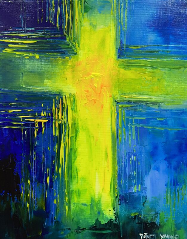 Cross - a painting by Pentti Vainio