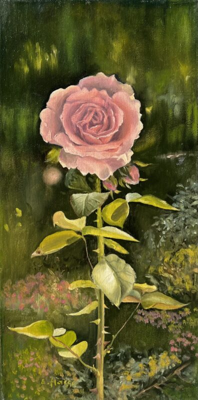 Rose - a painting by Ewa Hasse