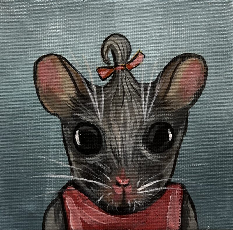 Mouse - a painting by Oksana Osowska