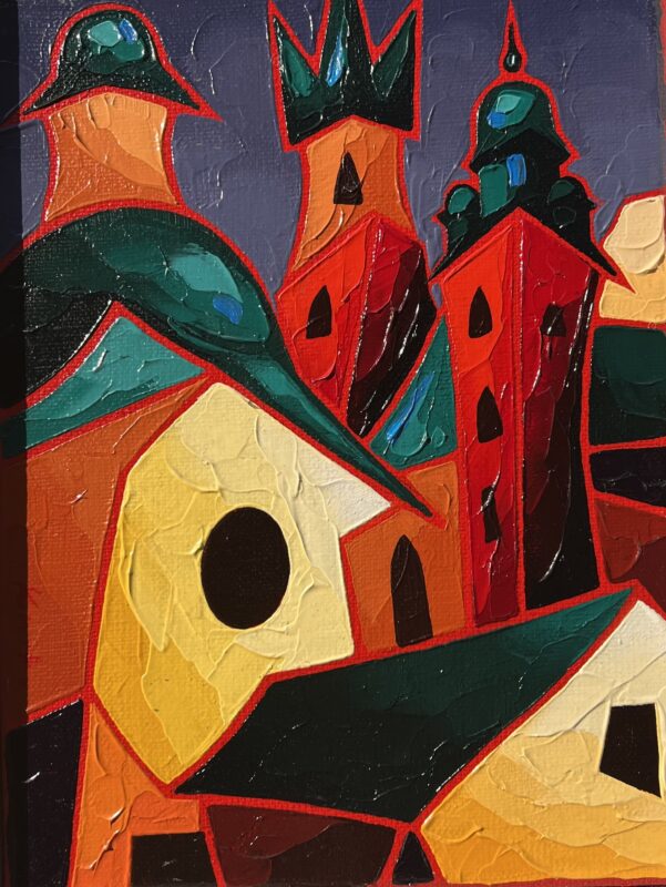 Krakow - a painting by Jacek Meyer