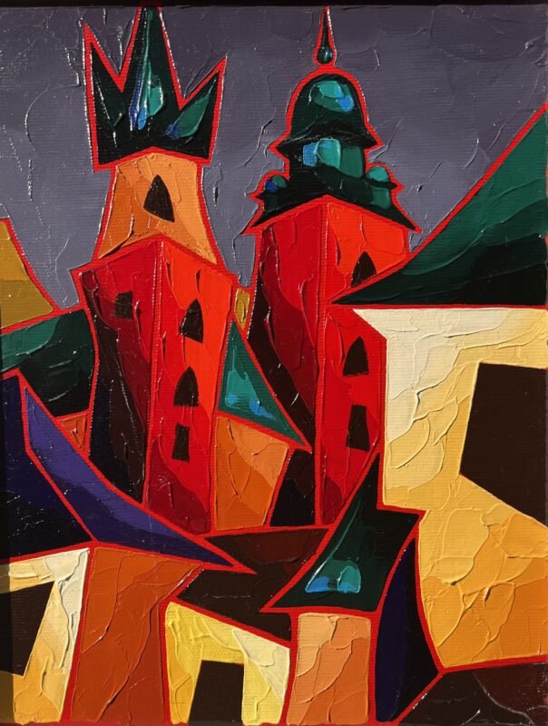 Krakow - a painting by Jacek Meyer