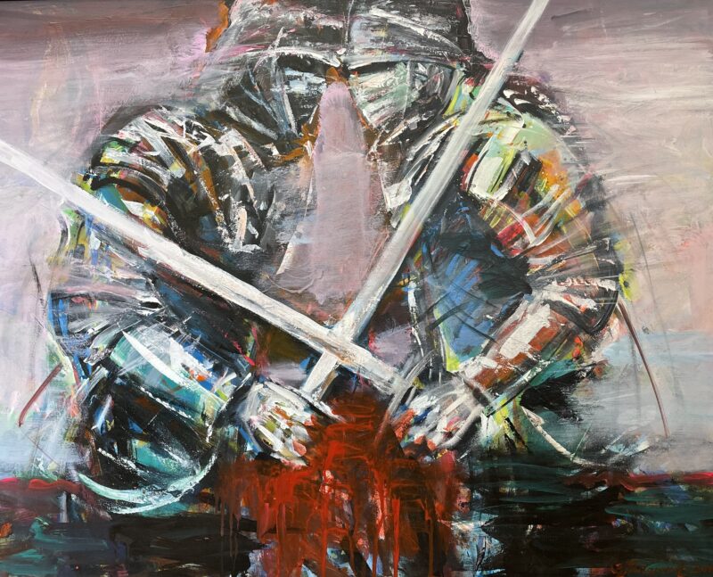 Rivalry, 2015 - a painting by Włodzimierz Gonczarenko