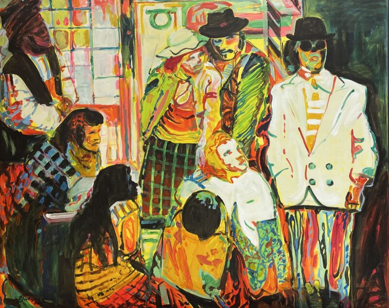 Theater, 2014 - a painting by Włodzimierz Gonczarenko