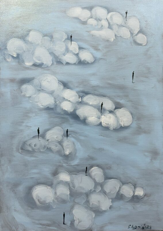 Clouds - a painting by Filip Łoziński