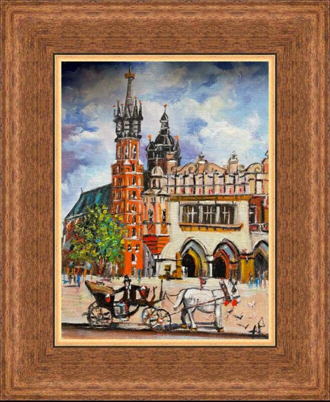 Kraków - a painting by Artur Płachta