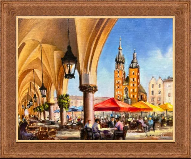 Krakow - a painting by Andrzej Kamiński
